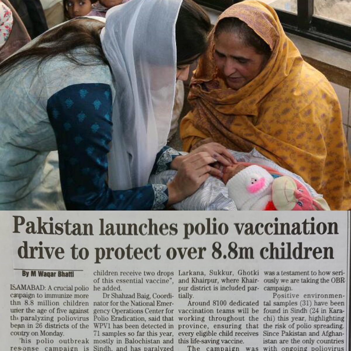 With each drop of polio, we are coming closer to the day when pakistan will be free from polio. 
#PolioFreePakistan