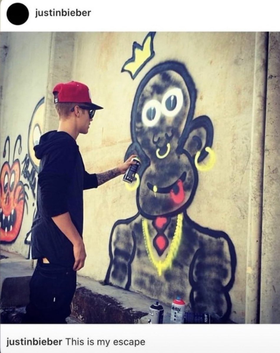 Howlingmutant0's tweet photo. This image is so much more poignant knowing bieber was actually drawing his abuser https://t.co/cYkrK39BRS