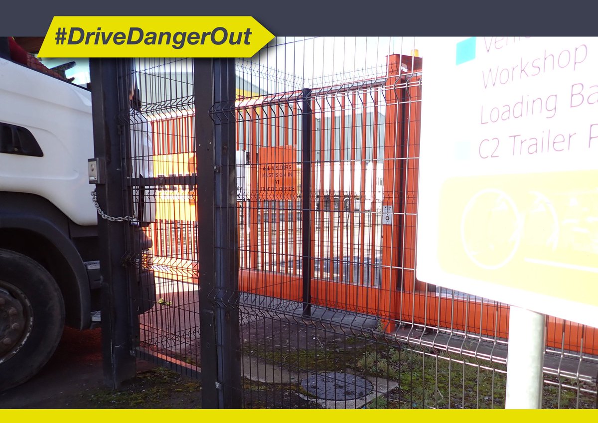 These pictures were taken by a HSENI inspector during a visit to a work site that demonstrated good workplace transport safety measures in place. #DriveDangerOut