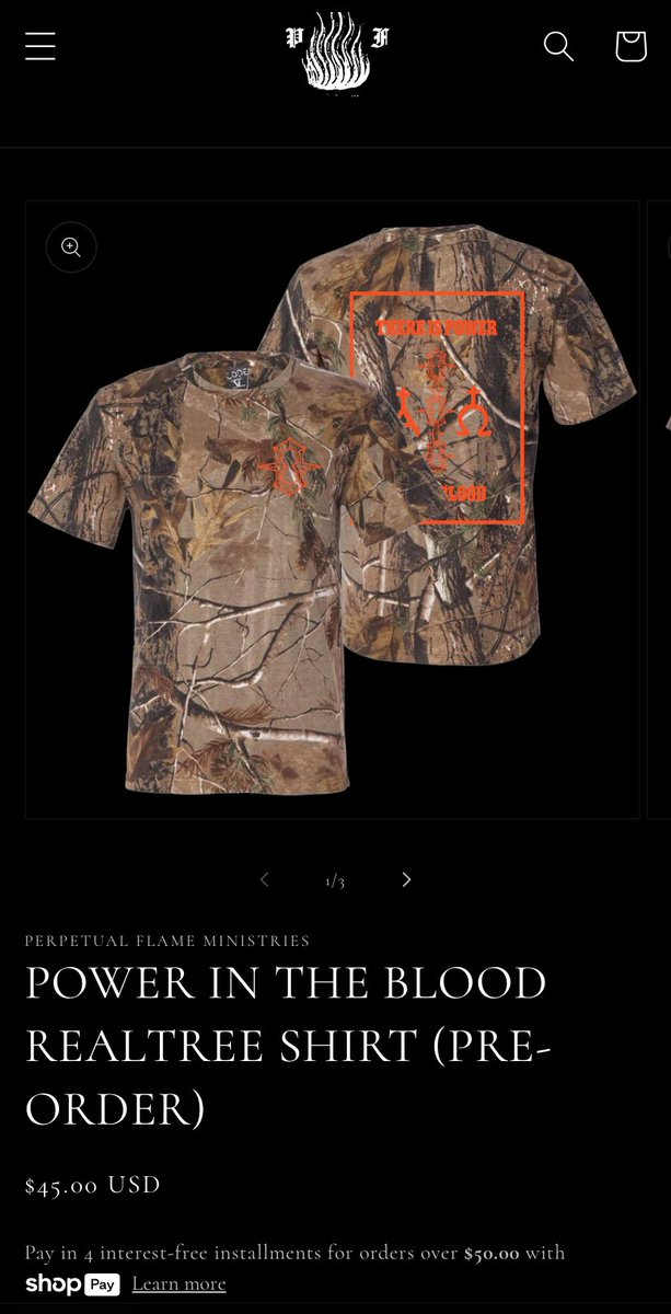 Limited Ed realtree shirt pre-order ends this week! if ye have not snagged, snag ye one before it be too latesies perpetualflamestore.com/products/power…