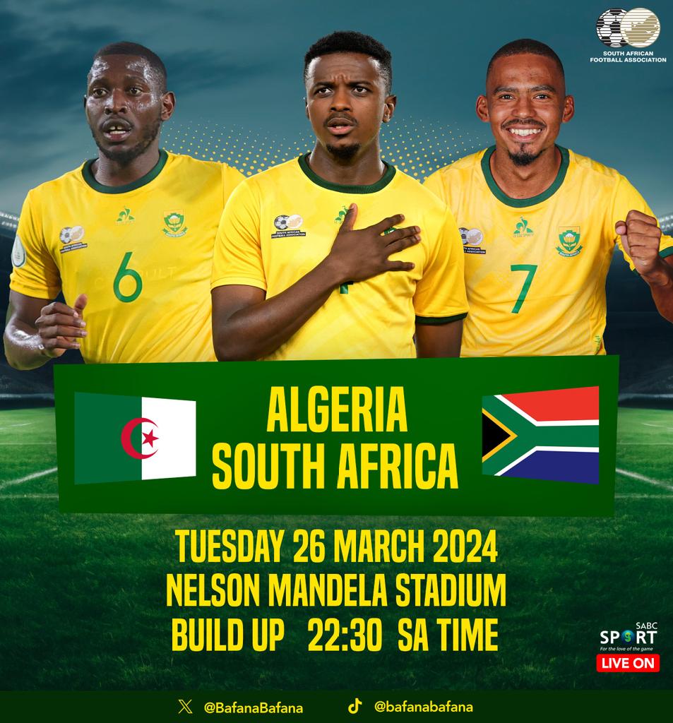 Bafana Bafana (@BafanaBafana) on Twitter photo 2024-03-26 16:09:12