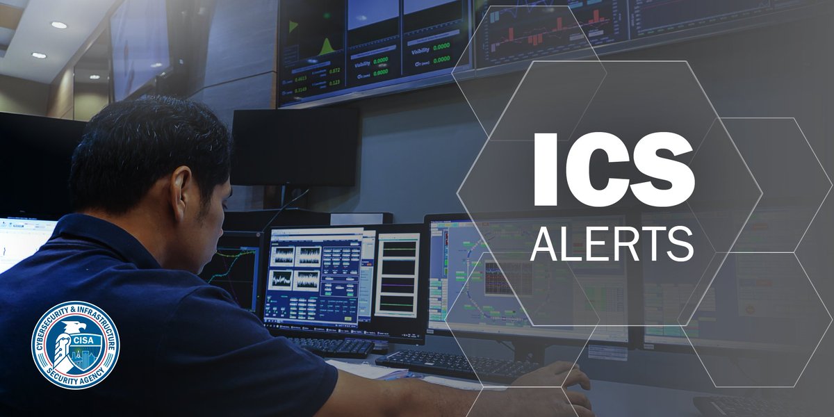 CISACyber's tweet photo. ⚠️@CISAgov issued 4 NEW public #ICS advisories. This advisory provides info about current security issues, vulnerabilities, &amp; exploits surrounding ICS. More at https://t.co/cQKHjOLwi7 https://t.co/fhW7SnGwuU
