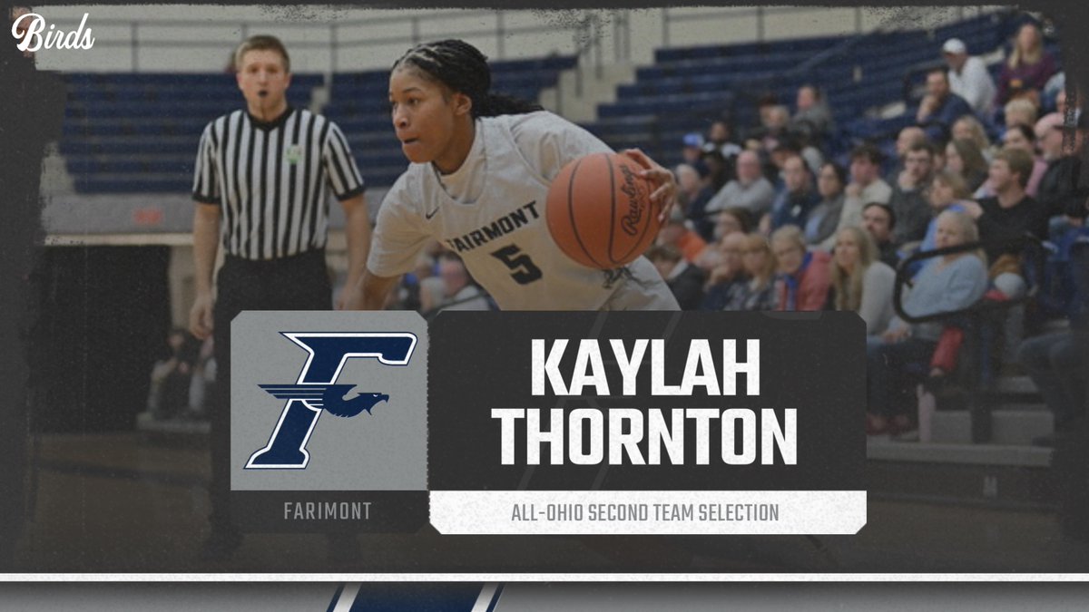 Congratulations to @thorntonkaylah on earning Second Team All Ohio today!  Earned and Deserved!
#SuperSoph 🏀
#NotDoneYet 👀
#WeAreFirebirds 🔥🐦