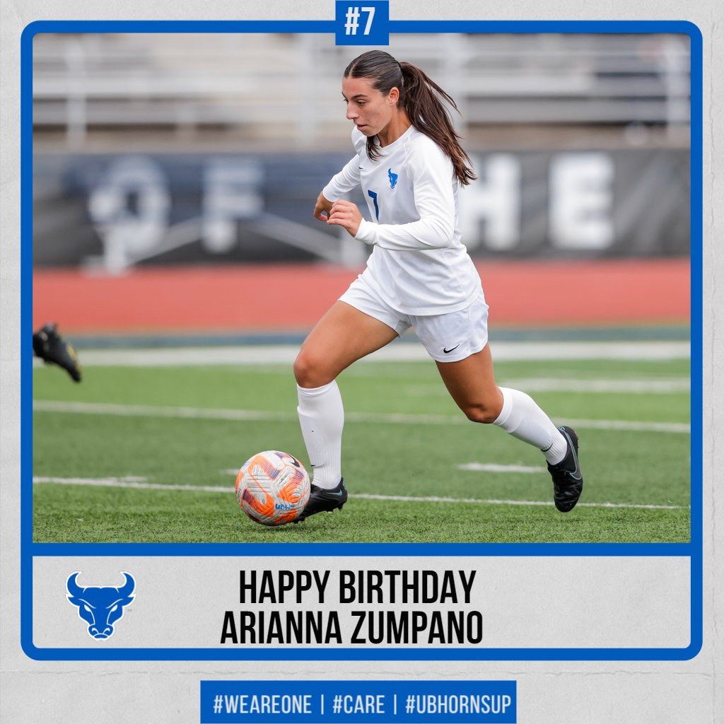 Wishing a very happy birthday to forward Arianna Zumpano! #WeAreOne | #CARE | #UBhornsUP