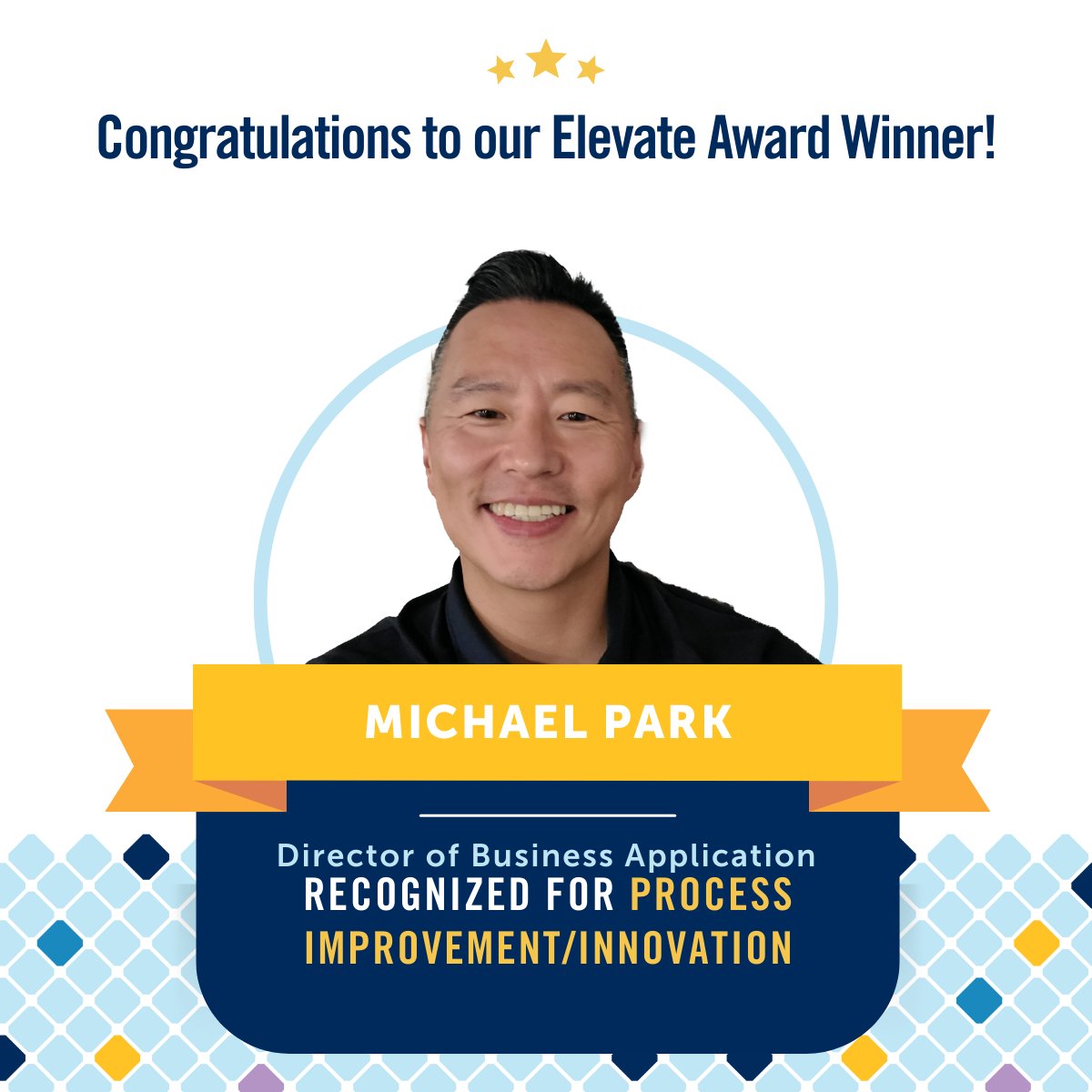 For his key role in migrating Rising's ERP system to a new platform & restructuring how RFP content library updates are made, Michael Park won Rising’s quarterly Elevate Award for “Process Improvement/Innovation' with a record 4 nominations! #ABetterWay #ProcessImprovement