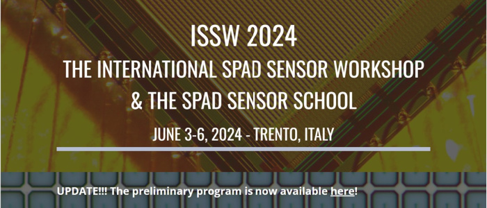 EVENT: International SPAD Sensor Workshop| 3-6 June| The workshop welcomes all researchers, practitioners, and educators interested in the study, modelling, design, fabrication, and characterization of SPADs Register: bit.ly/4cIwp7Y