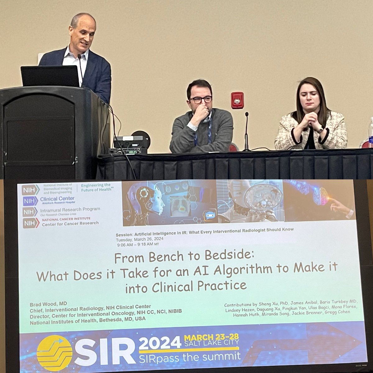 Ifechi N. Ukeh, MD (@ifechiukehmd) on Twitter photo The illustrious <a href="/BradWoodMD/">Brad Wood</a> during the #SIR2024 session on “AI in IR: what every IR should know” The illustrious <a href="/BradWoodMD/">Brad Wood</a> during the #SIR2024 session on “AI in IR: what every IR should know”