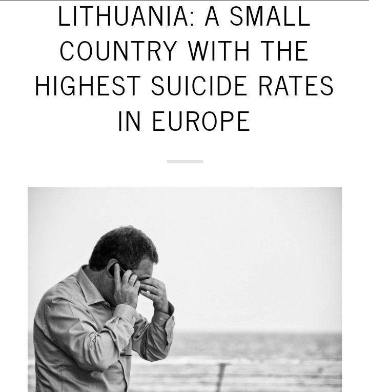 Lithuanians have discovered that the secret ingredient to happiness is suicide