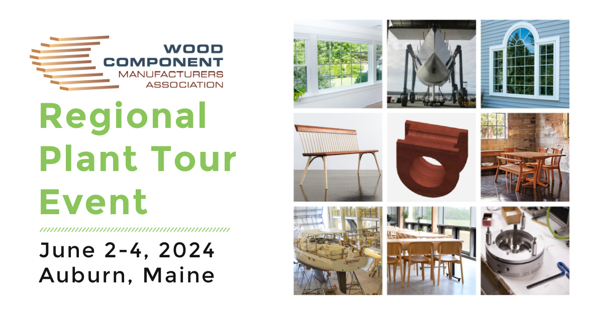 WCM_Association's tweet photo. From boats to bushings and bearings, windows and fine home furnishings. You'll see it all at this unique wood industry plant tour event! Early Bird Registration now open: https://t.co/QVpApwtj9x https://t.co/lKpe53K6rH