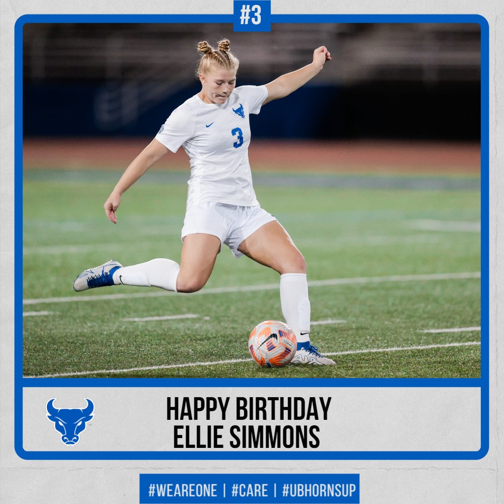 Wishing a very happy birthday to defender Ellie Simmons! #WeAreOne | #CARE | #UBhornsUP