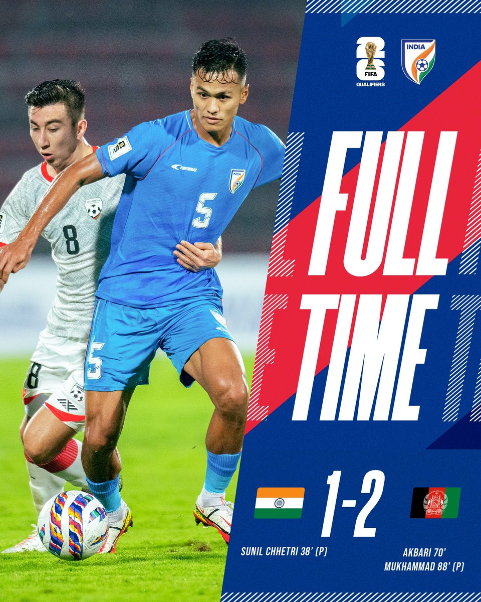 RIP Indian football team 

Thank you so much 🙏

#INDAFG #BlueTigers  #football
#IndianFootball #FIFAWorldCupQualifiers