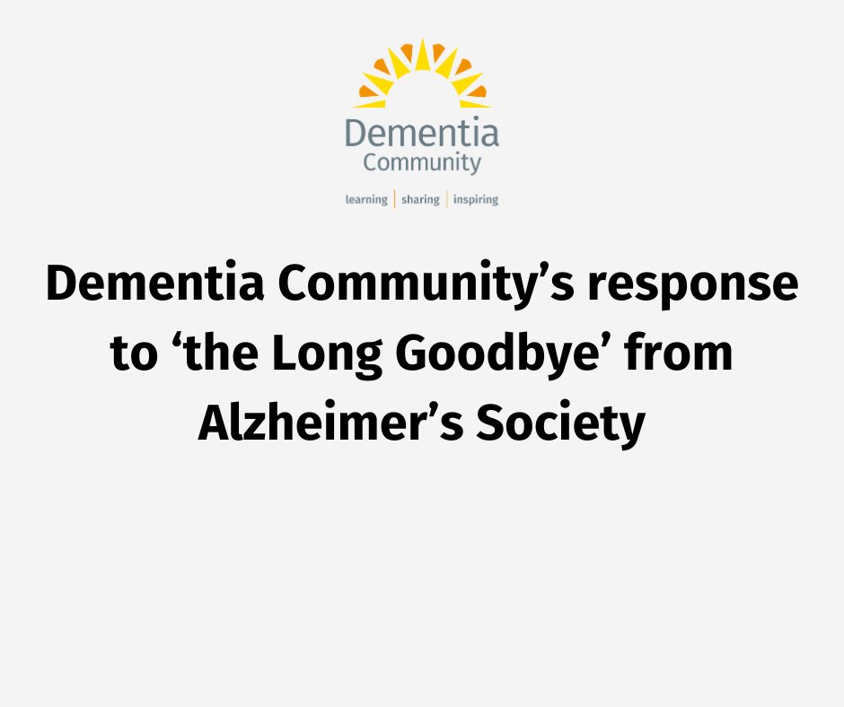 Please see our response to @alzheimerssoc's new ad campaign here: journalofdementiacare.co.uk/statement-by-t…