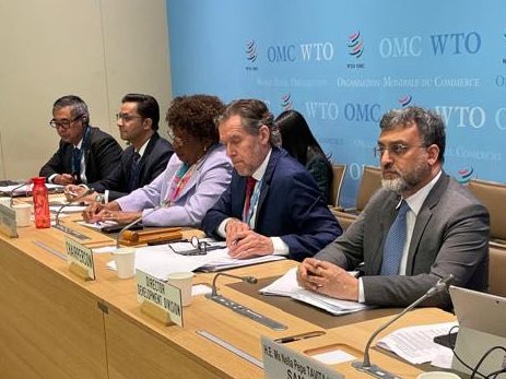 Honored to take up my new task as chairman of the #WTO Subcommittee on LDCs. Important work lies ahead of us - as mandated by Trade Ministers at #MC13 in Abu Dhabi.
