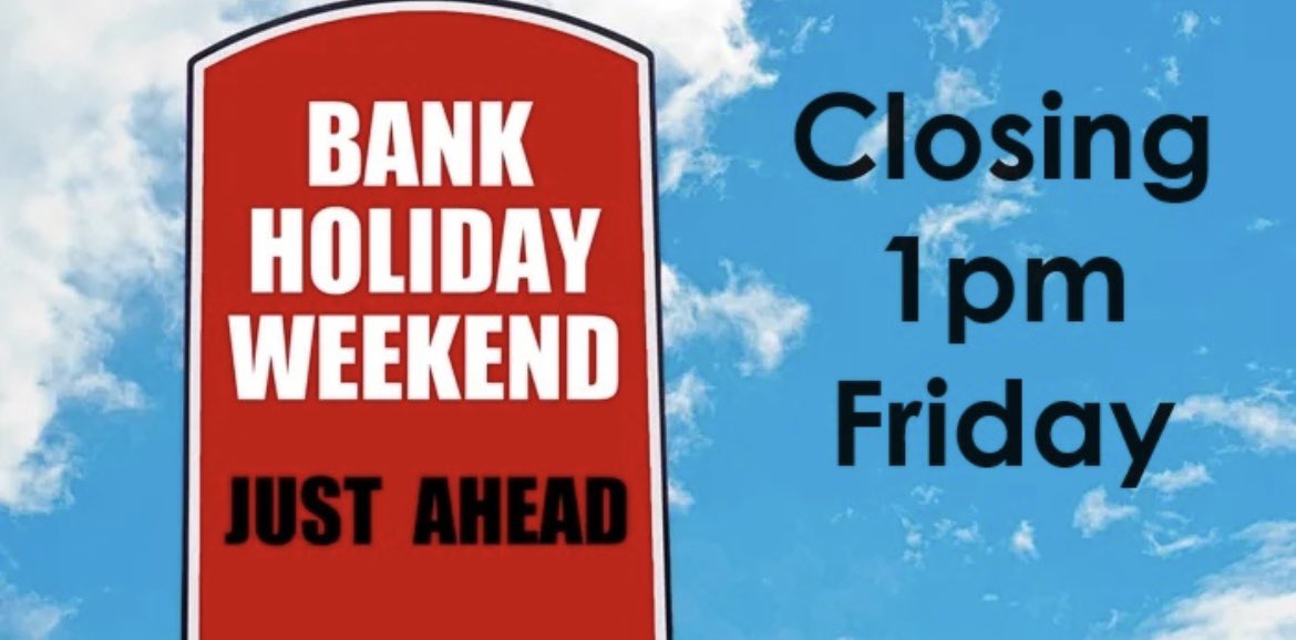 Easter Bank Holiday, this weekend, remember our last collection is at 12.30 here. oconnorroofing.ie info@oconnorroofing.ie