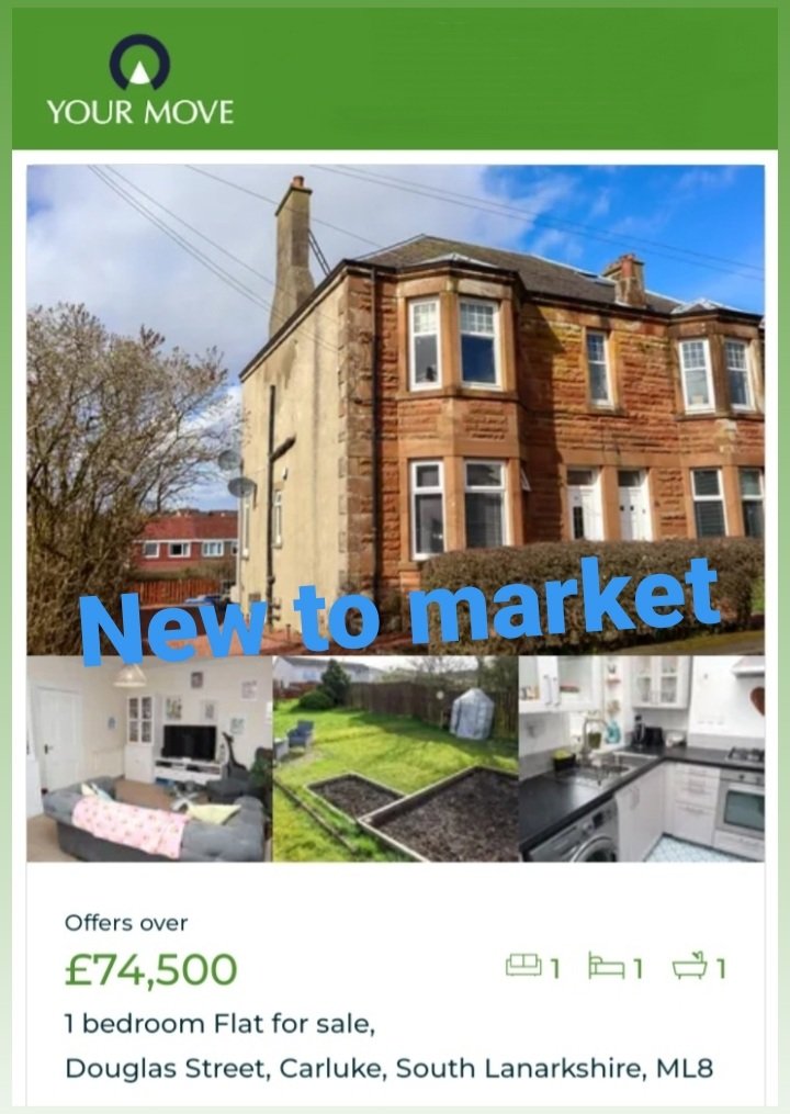 YourMoveFirst1's tweet image. New to market, for sale

Upper one bed flat, high ceilings, modern kitchen &amp;amp; bathroom, shared drive, garden to rear. 

Thinking of buying, do you need a mortgage?

Please contact the Lanark branch to book in your FREE consultation with our financial adviser.

Make the first move.
