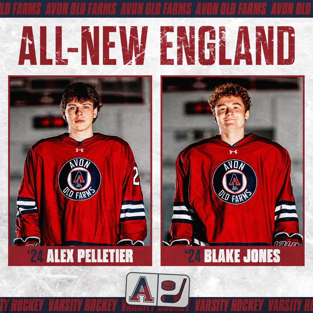 AOF_Hockey's tweet photo. We are proud to announce that 4 #WingedBeavers were recognized by NEPSAC as All-New England recipients!
Alex Pelletier ‘24 - All-New England
Blake Jones ‘24 - All-New England
Chuck Blanchard ‘24 - All-New England Hon. Mention
Hudson Miller ‘24 - All-New England Hon. Mention https://t.co/zQe7Rvhkx8