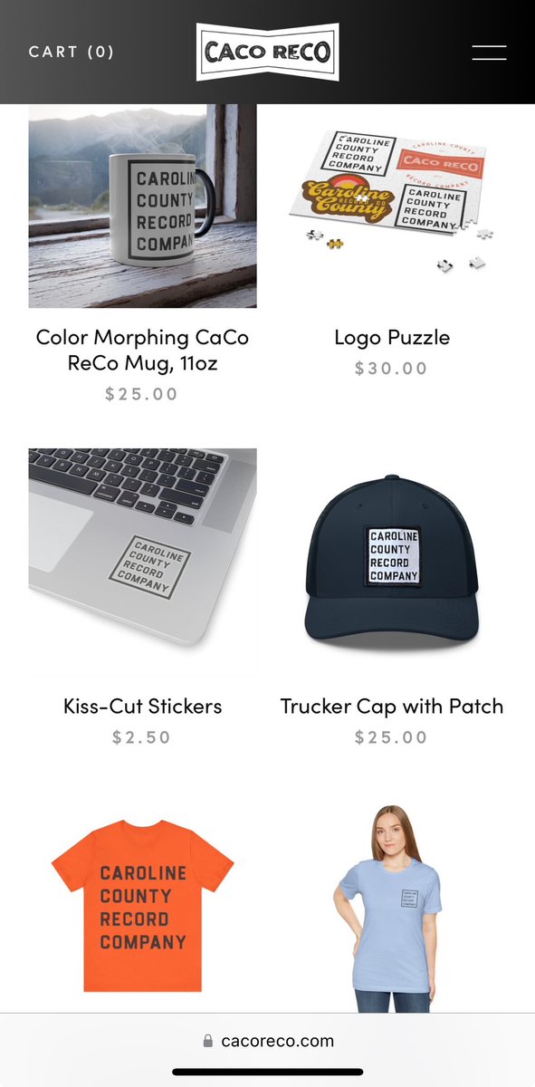 CaCo ReCo merch store got a refresh! Puzzles?! Mugs?! Stickers and new shirts?! Yes indeed! (Plus all the old faithfuls like CDs and hats!) Come check it out! cacoreco.com