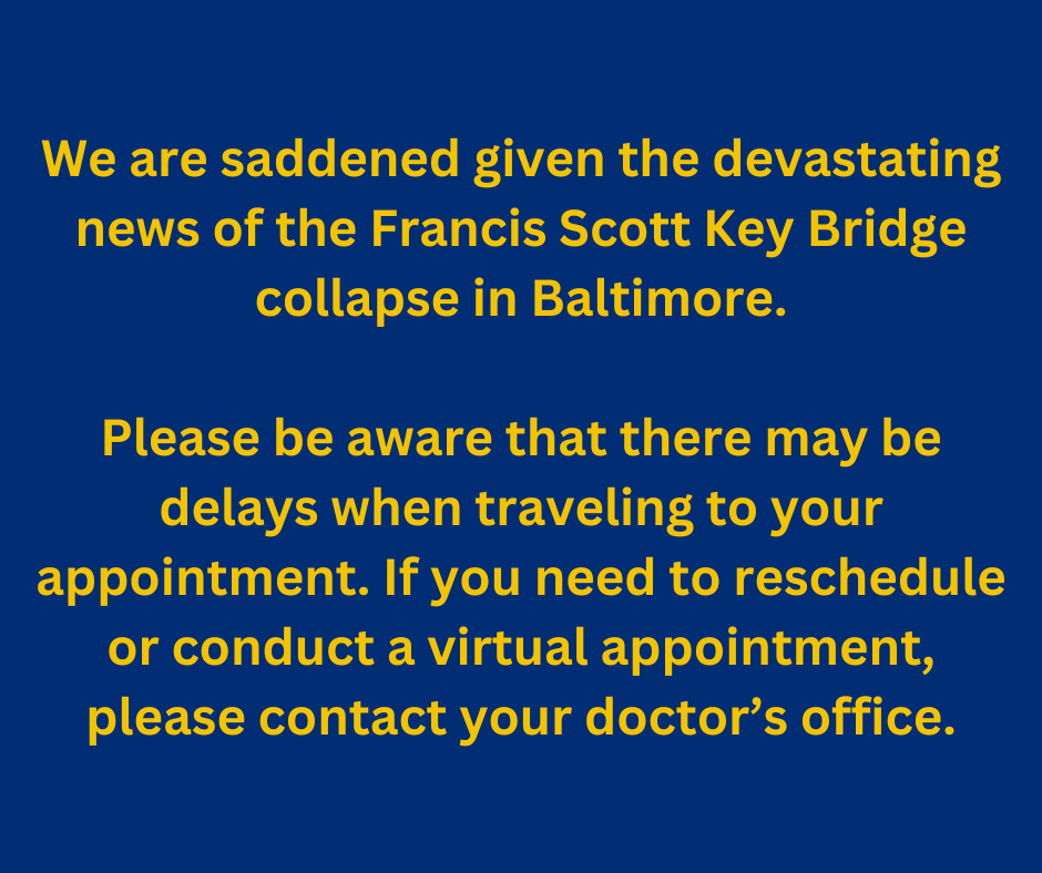 We are saddened given the devastating news of the Francis Scott Key Bridge collapse in Baltimore.