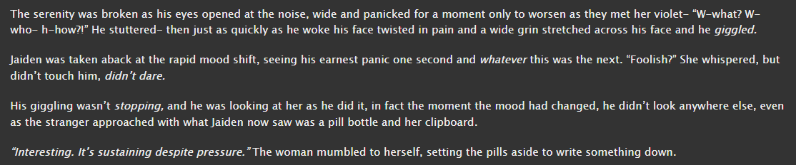 Zoovannah's tweet photo. Fish in a Birdcage: Chapter 13: Birds of a Feather, 3800 words, Jaiden's POV, ramping up the plot BIG TIME
#Projectgoldfishau #goldfinchduo #Chaostwins
https://t.co/B9vUatwYGv https://t.co/JIOK341vCx