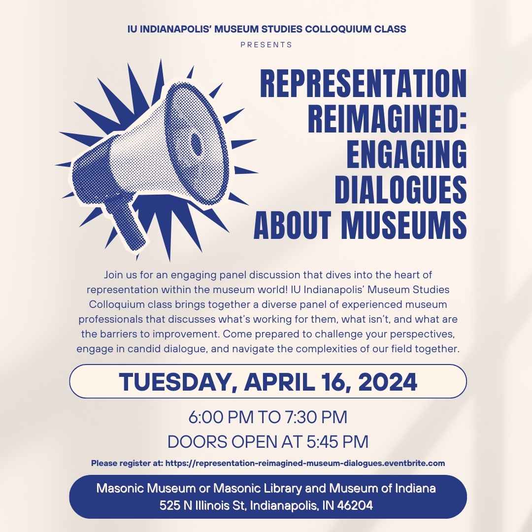 Everyone is welcome to join our graduate students for an evening of community and co-learning!

Registration can be found at …gined-museum-dialogues.eventbrite.com