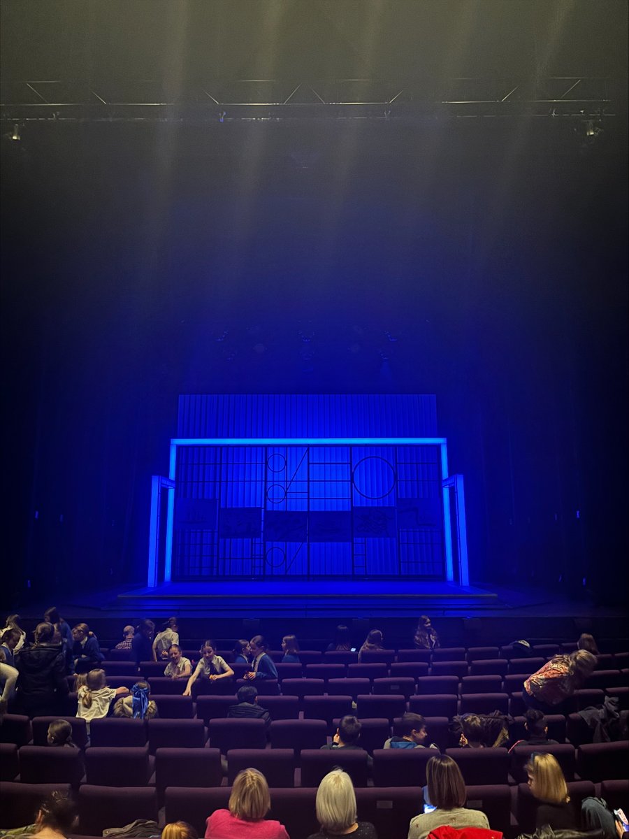 Interval time after a great first half of the performance of 'The Boy at The Back of the Class' at The Lowry Theatre. 27 outstanding Year 7s are really enjoying it so far. A huge thanks to CDL for supporting us as a school and treating the students to tickets.
