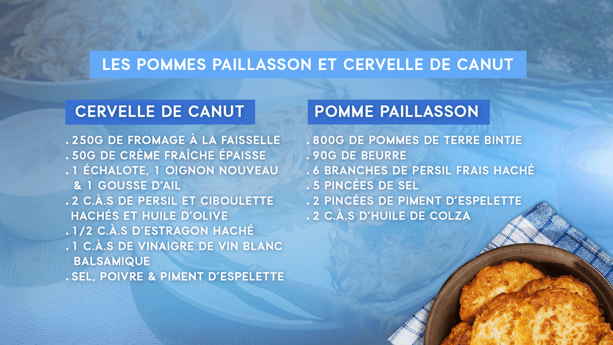 Miam la bonne recette de pommes paillasson et cervelle de canut de notre Fafa ! #WAM 😍😋