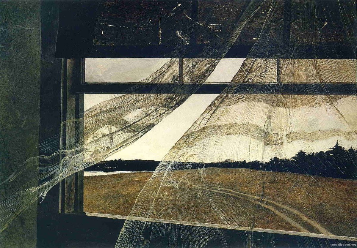Andrew Wyeth. 'Wind from the Sea,' 1947.