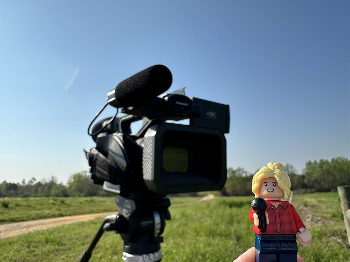 We had an #awesome time hanging out with #GeorgiaFarmMonitor last week and discussing #forage concerns for 2024! #LightsCameraAction #CameraReady #IsThisMyGoodSide