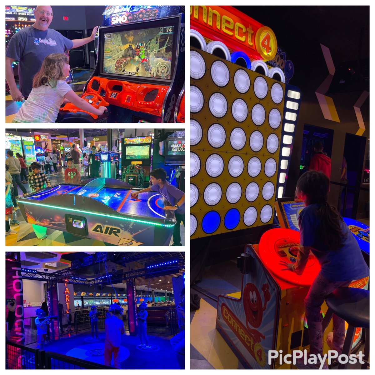 My 1st, 2nd and 3rd grade families had so much fun last night at Main Event celebrating our Theme Park Unit with other AIM families.🎮🤩<a href="/LindseyElem/">Lindsey  Elementary</a>