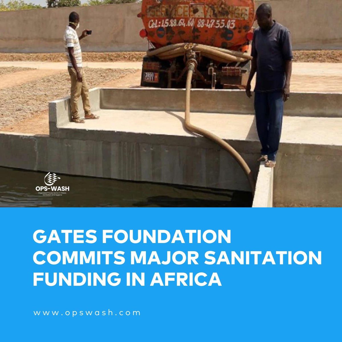 The Gates Foundation has committed USD 6 million to the African Water Facility - a special project preparation fund established as an initiative pf AMCOW 💧 Read more here: lnkd.in/gwwhE97r #water #sanitation #goal6 #sdg6