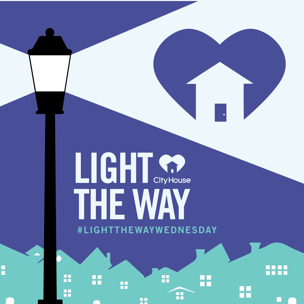 ☀️ It is the LAST Light The Way Wednesday! 💜 Head over to cityhouse.org/donate TODAY to make your donation of $50 or more in honor of National Social Work Month, and receive a complimentary Light The Way t-shirt.

#LightTheWayWednesday #NationalSocialWorkMonth