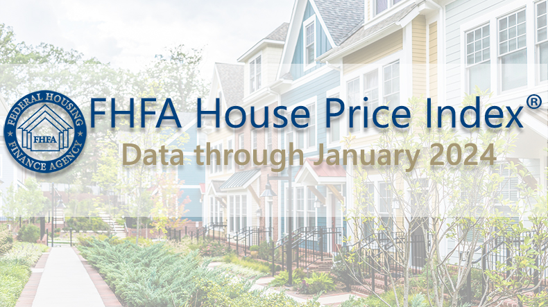 Today, FHFA released its seasonally adjusted monthly House Price Index (HPI®) for January 2024. U.S. house prices fell in January, down 0.1 percent from December. House prices rose 6.3 percent from January 2023 to January 2024. Learn more at ow.ly/KGX150R2iyE