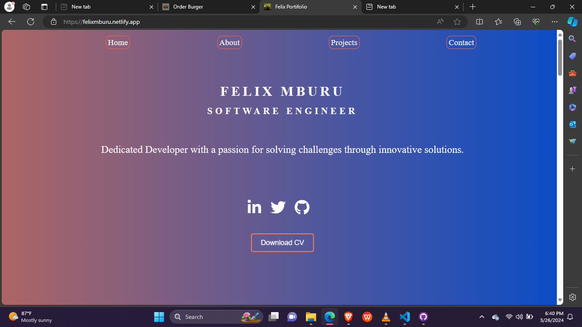 Felix_Developer's tweet image. check out my portfolio
😏
felixmburu.netlify.app