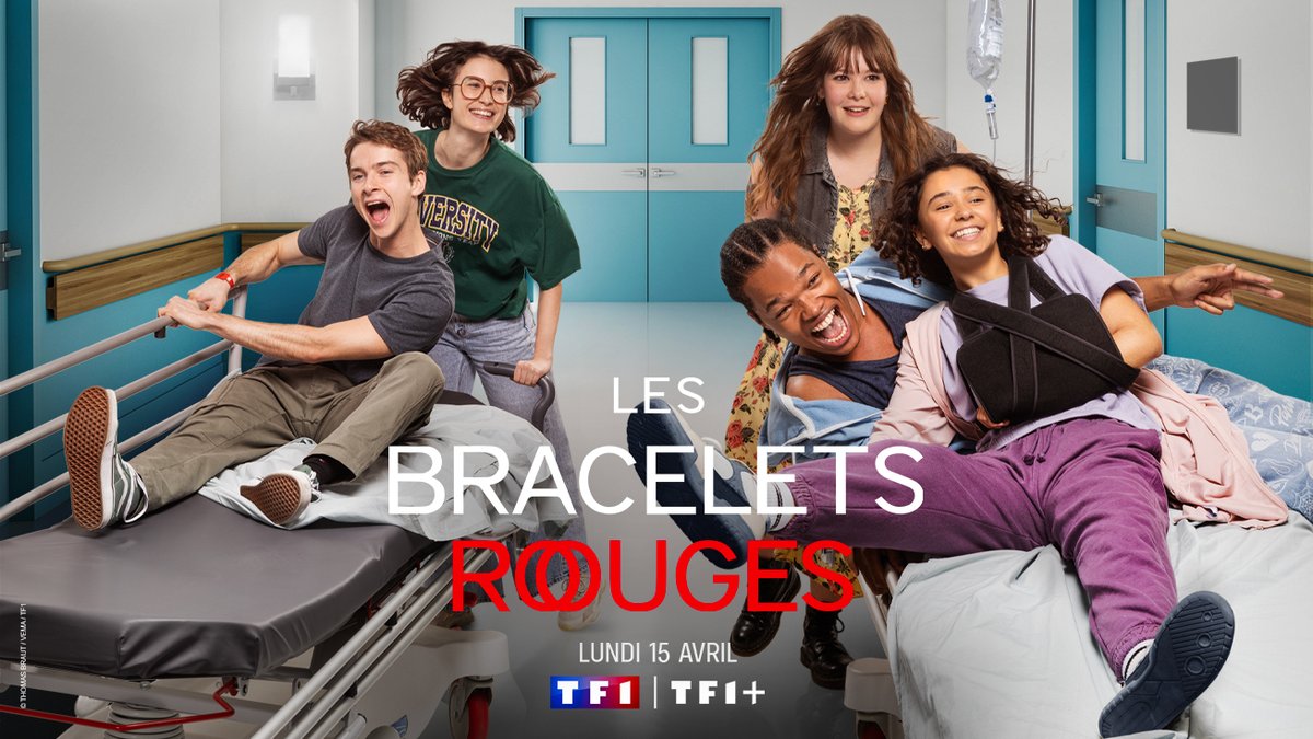 #Annonce #TF1 #LesBraceletsRouges sont de retour à l'Hôpital Léonard de Vinci ! 🏥 Retrouvez les plus attachants des patients pour l'ultime saison des Bracelets Rouges ❤️ ⏰ Dès le lundi 15 avril à 21h10 sur @TF1 et en streaming sur @tf1plus