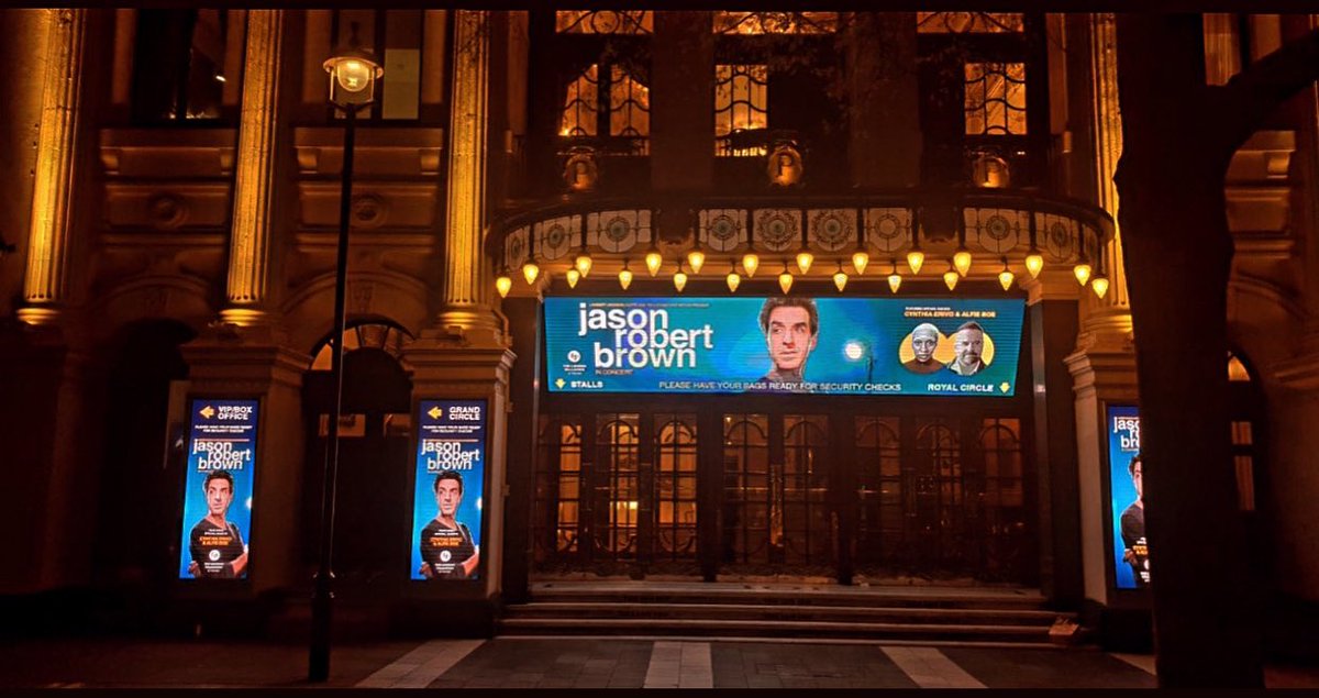 My photograph of Jason Robert Brown outside <a href="/LondonPalladium/">The London Palladium</a> #concert #london #jasonrobertbrown