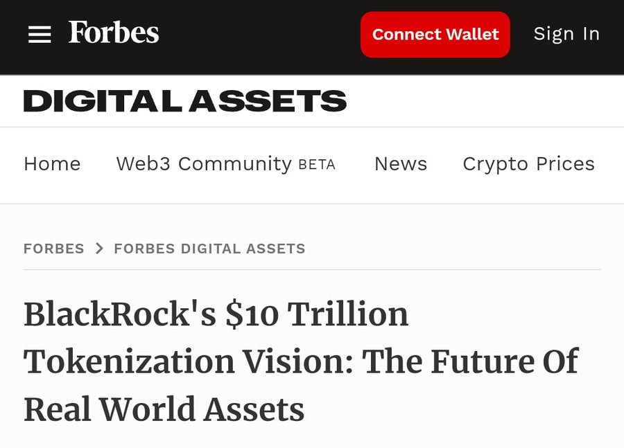 #BlackRock just filed with the SEC to launch a 100M tokenisation fund. #RWA will be huge in this bullrun, and Green Beli is one of the most promising projects 🚀