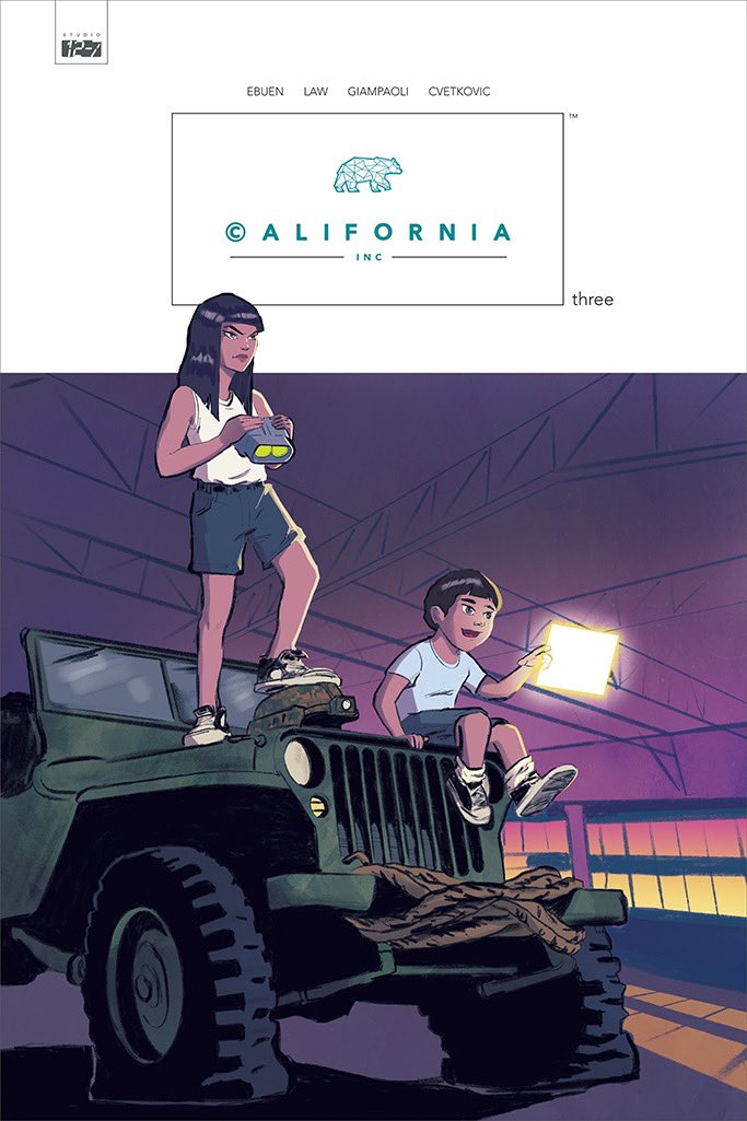 It’s Day 8 of the #CaliforniaInc #3 @KickstarterRead campaign! Come see what happens when California secedes and different factions fight for control. You can nab this @ArtEbuen Variant Cover colored by @whoisrico!