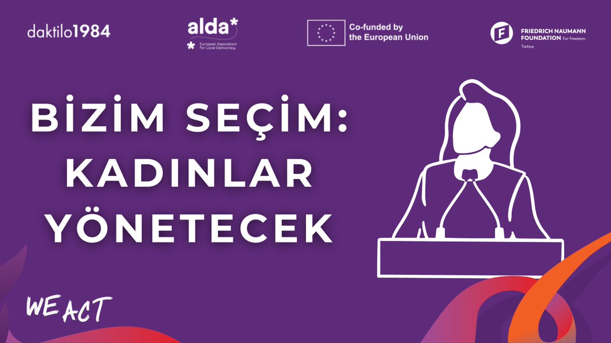 📢 Türkiye'nin dört bir yanından aday olmuş cesur kadınların hikayelerine birlikte kulak verelim! 

🗳️ Bizim Seçim: Kadınlar Yönetecek serisinde, siyasetin çeşitli katmanlarında yer alan <a href="/weact_tr/">WE ACT</a> katılımcısı kadınların karşılaştığı zorlukları, başarılarını ve toplum üzerindeki