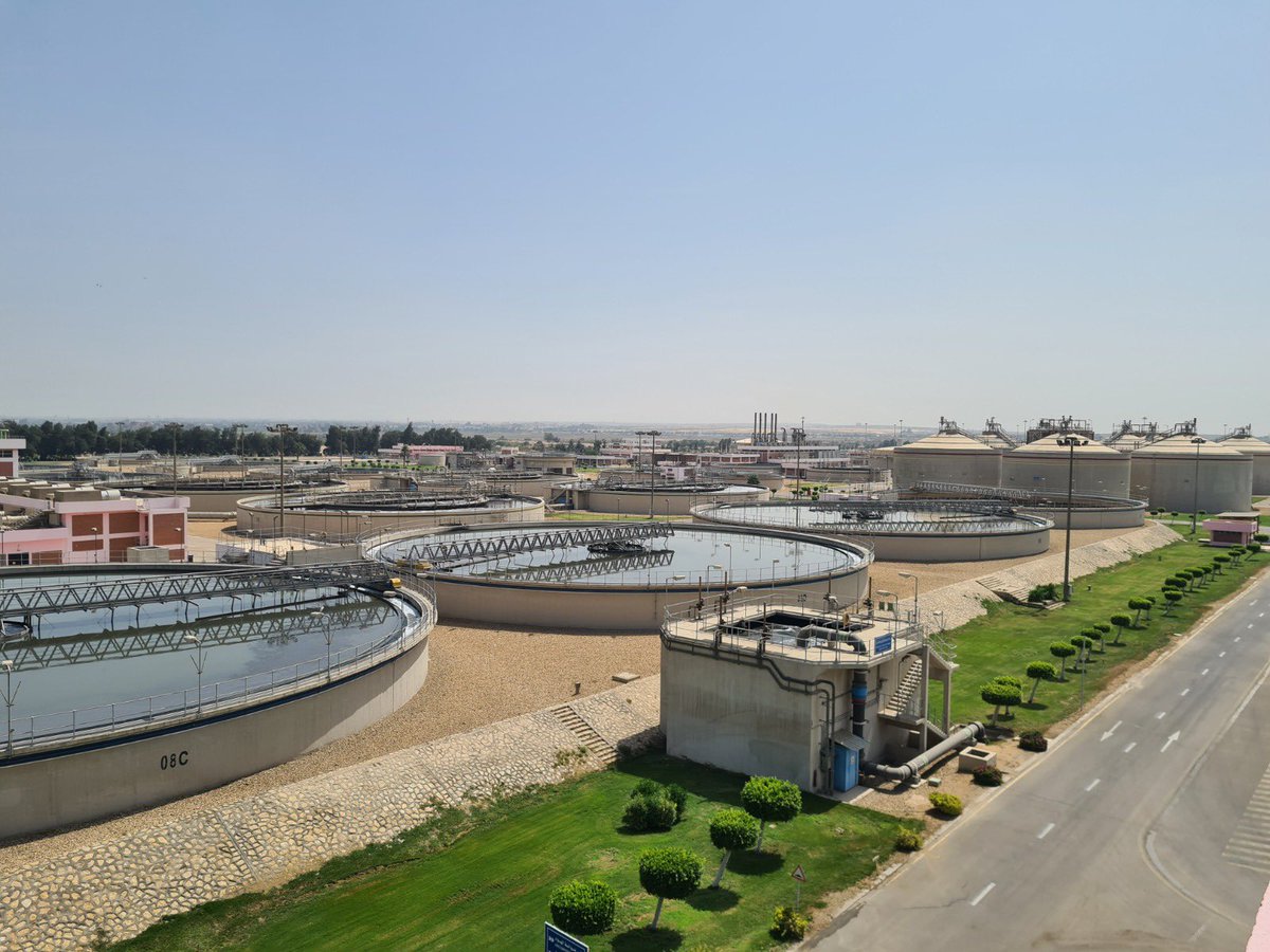 L’extension de Gabal Asfar, l'une des + grandes stations d'épuration en 🇪🇬, desservira 17M d'habitants au Caire. La 🇫🇷 est fière de contribuer à ce projet aux conséquences positives sur la qualité de vie et qui adresse les enjeux de sécurité de l'eau, de climat et de biodiversité