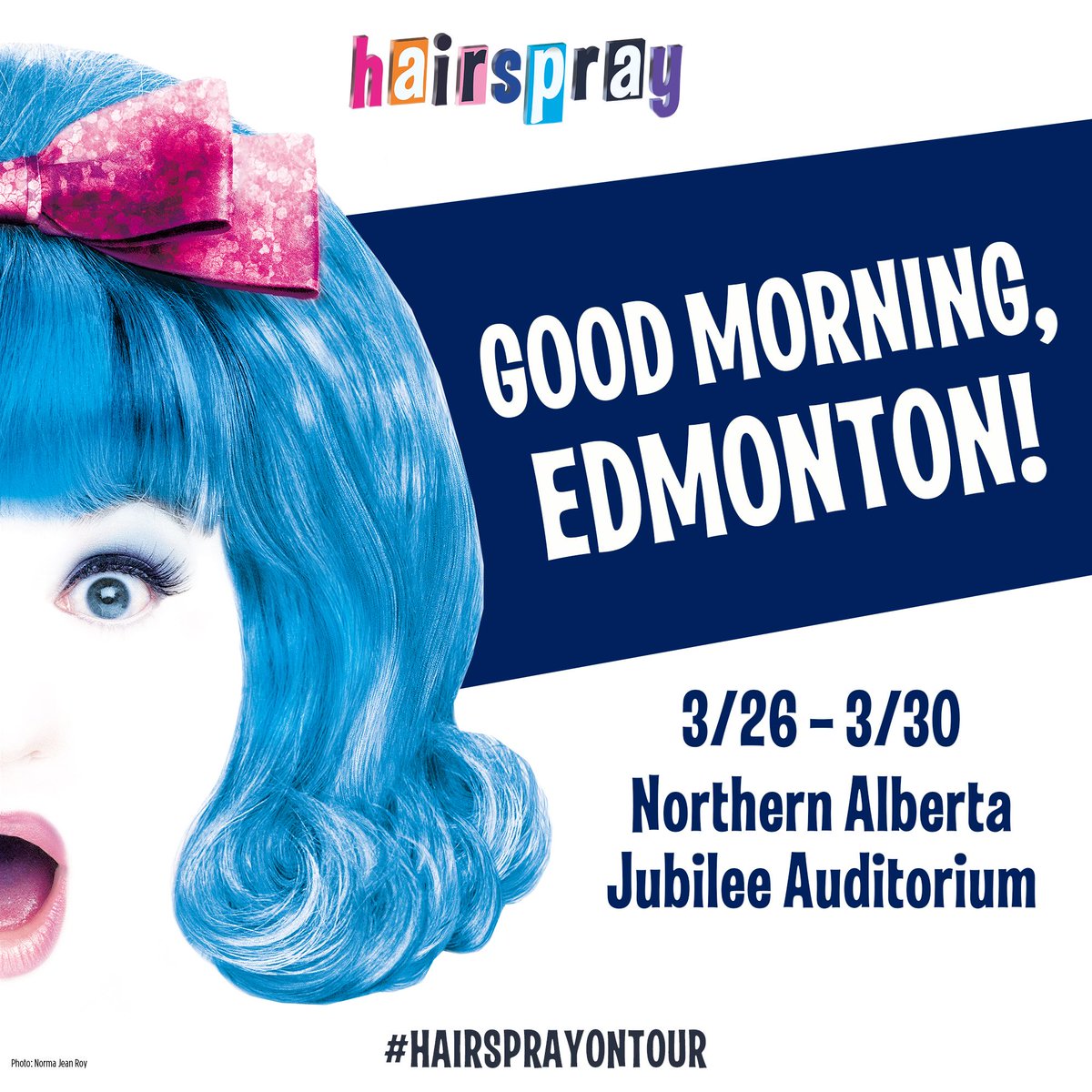 GOOD MORNING, EDMONTON! We're bringing all the big hair and big dreams to your city this week! We can't wait to dance with you!