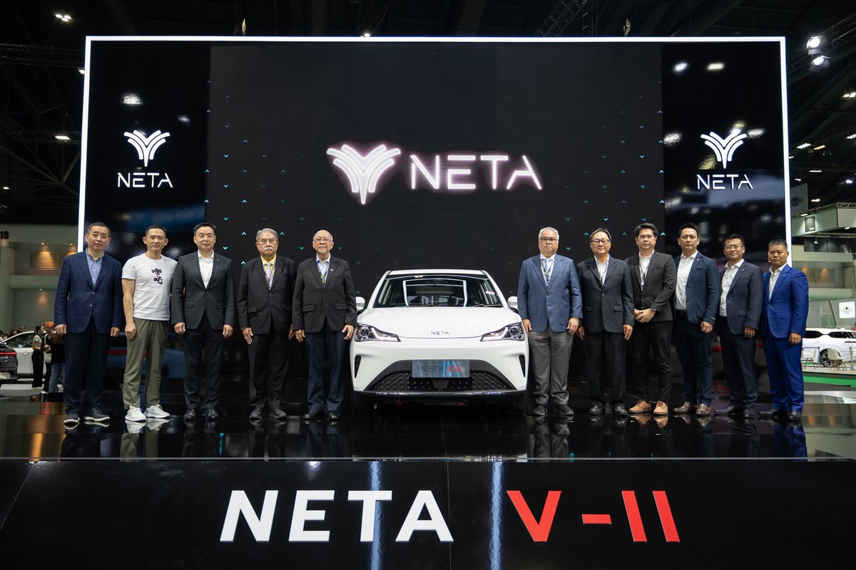 netaautoglobal's tweet image. Bangkok (March 25, 2024) – NETA Auto (Thailand) , officially launches the NETA V-II in City Car style in Thailand following the concept ‘Smart &amp;amp; Play’.  NETA Auto plans to deliver more than 30,000 electric vehicles to Thai customers by the end of 2024.
#NetaVII #HelloWorld
