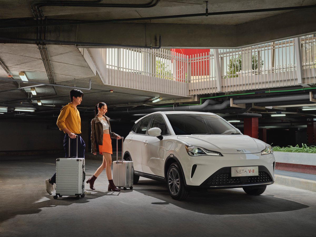 netaautoglobal's tweet image. Bangkok (March 25, 2024) – NETA Auto (Thailand) , officially launches the NETA V-II in City Car style in Thailand following the concept ‘Smart &amp;amp; Play’.  NETA Auto plans to deliver more than 30,000 electric vehicles to Thai customers by the end of 2024.
#NetaVII #HelloWorld