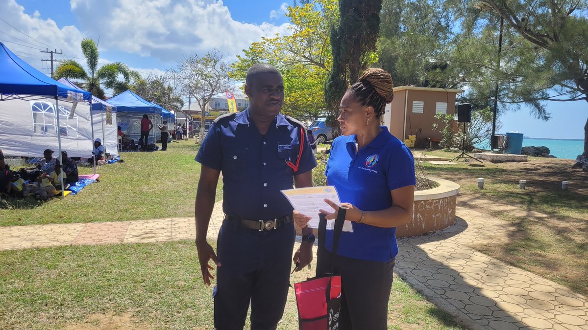 Region 3 Senior Inspector: Mrs. Ann-marie Porter educating a stakeholder on the ECC's 12 Standards. #12StandardsMatter #GetCertified