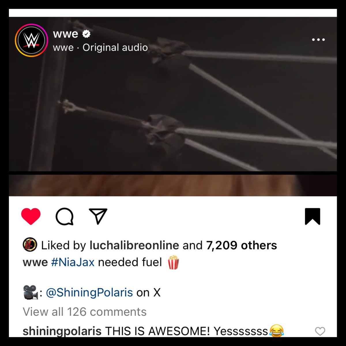 This is actually pretty insane! My video made it on the official @WWE page! And they credit me too! Wow! This is awesome! Thanks! #wwe #wweraw #smackdown