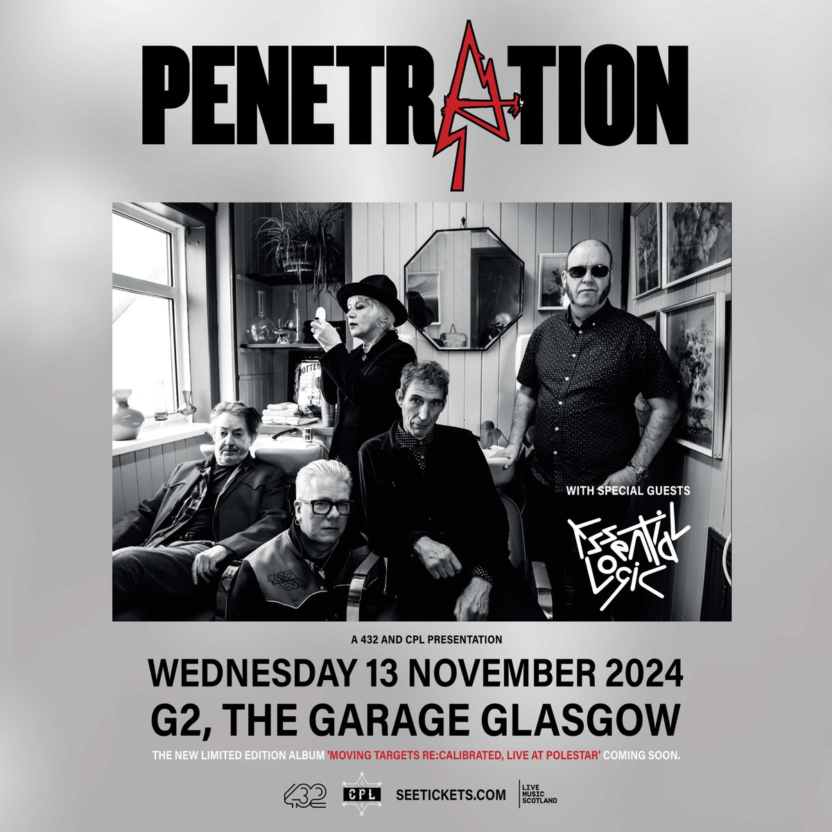 North East punk legends Penetration return to Scotland with Essential Logic (ft. Lora Logic of X-Ray Spex) for a big night at @Garageglasgow (G2) on 13 November! 🙌 Tickets on sale NOW 🎟 ➡ bit.ly/3TlxZUl