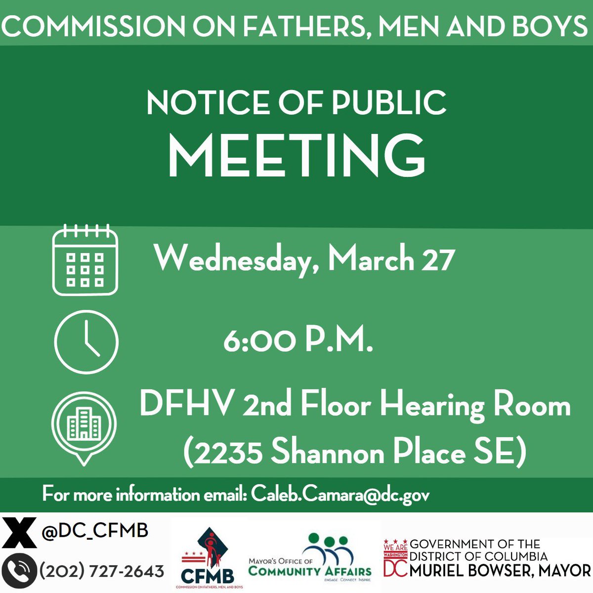 Join us tomorrow for our commission meeting details below ⬇️