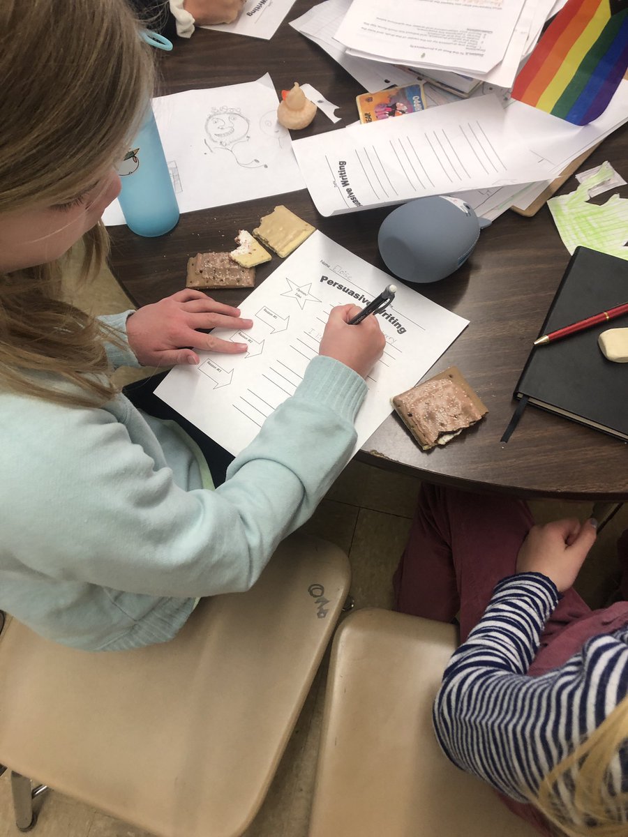MrjVolpe's tweet photo. When Gma asks Scoob what flavor @PopTartsUS he wants in Clean Getaway by Nic Stone, of course we have to do a taste test, then write about and share our opinions.
#reading #books #ReadingAction #Oracy #writing #opinionwriting #PopTarts #FirstTimers https://t.co/SS4QgRnDJM