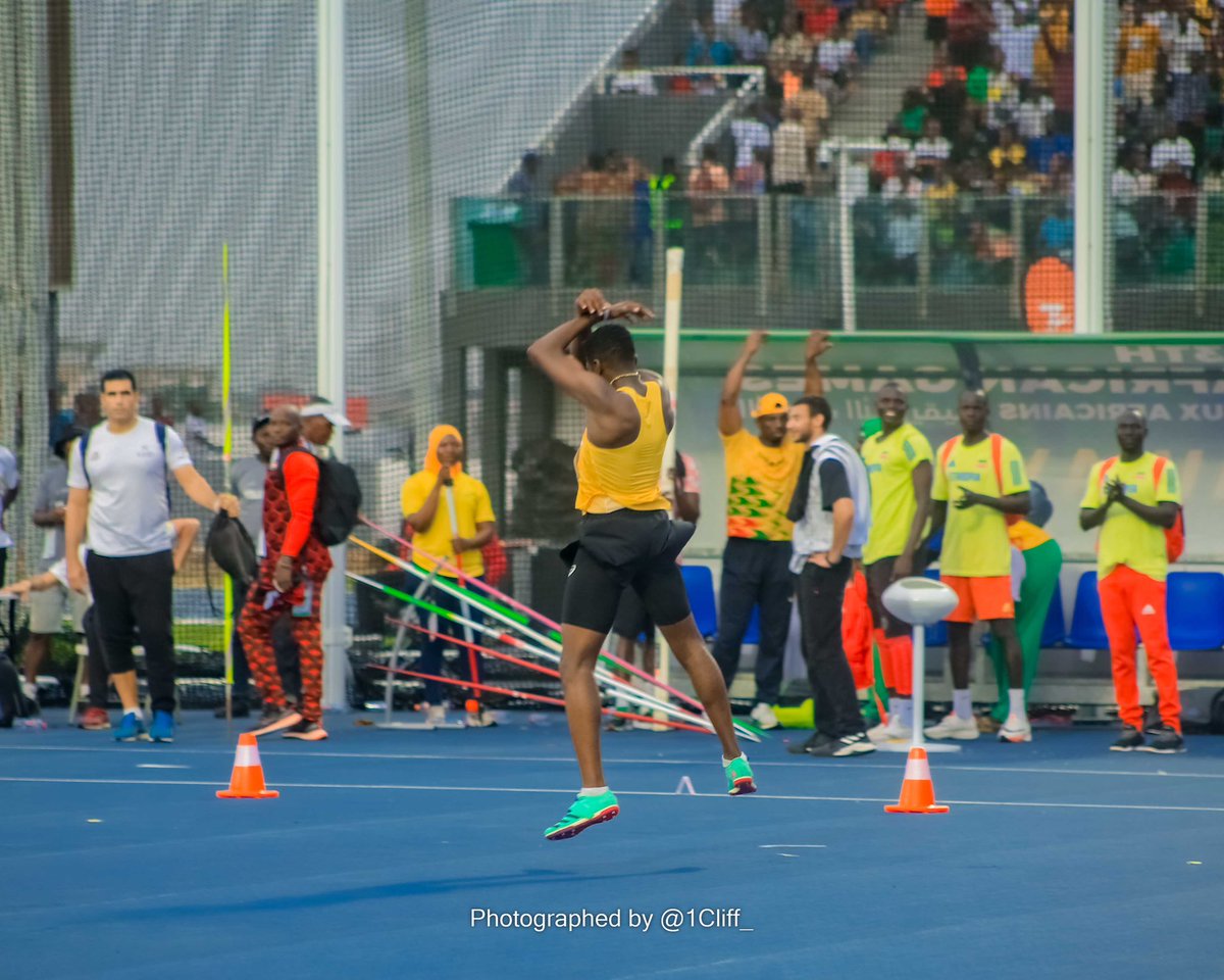 The Highest; Cadman Yemoah @yamoahcadman won a Gold medal 🥇 at the just ended 13th All African Games as he cleared 2.25m bar in the high jump competition 🥳💯 

📸 @1cliff_
Canon 5D mark 3 x some Alo 50mm 🙃