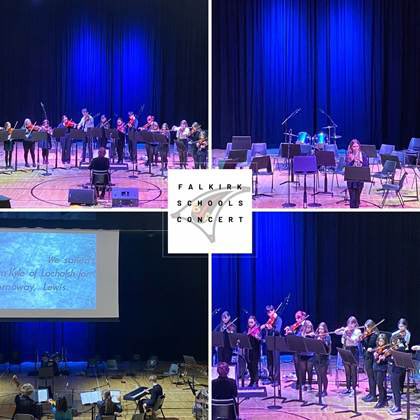 A fantastic evening last night at Falkirk Schools Concert showcasing the amazing talents of our young people @Boness_Academy and across Falkirk Council schools. 🥁🎷🥁🎤🎼🌟👏🏻