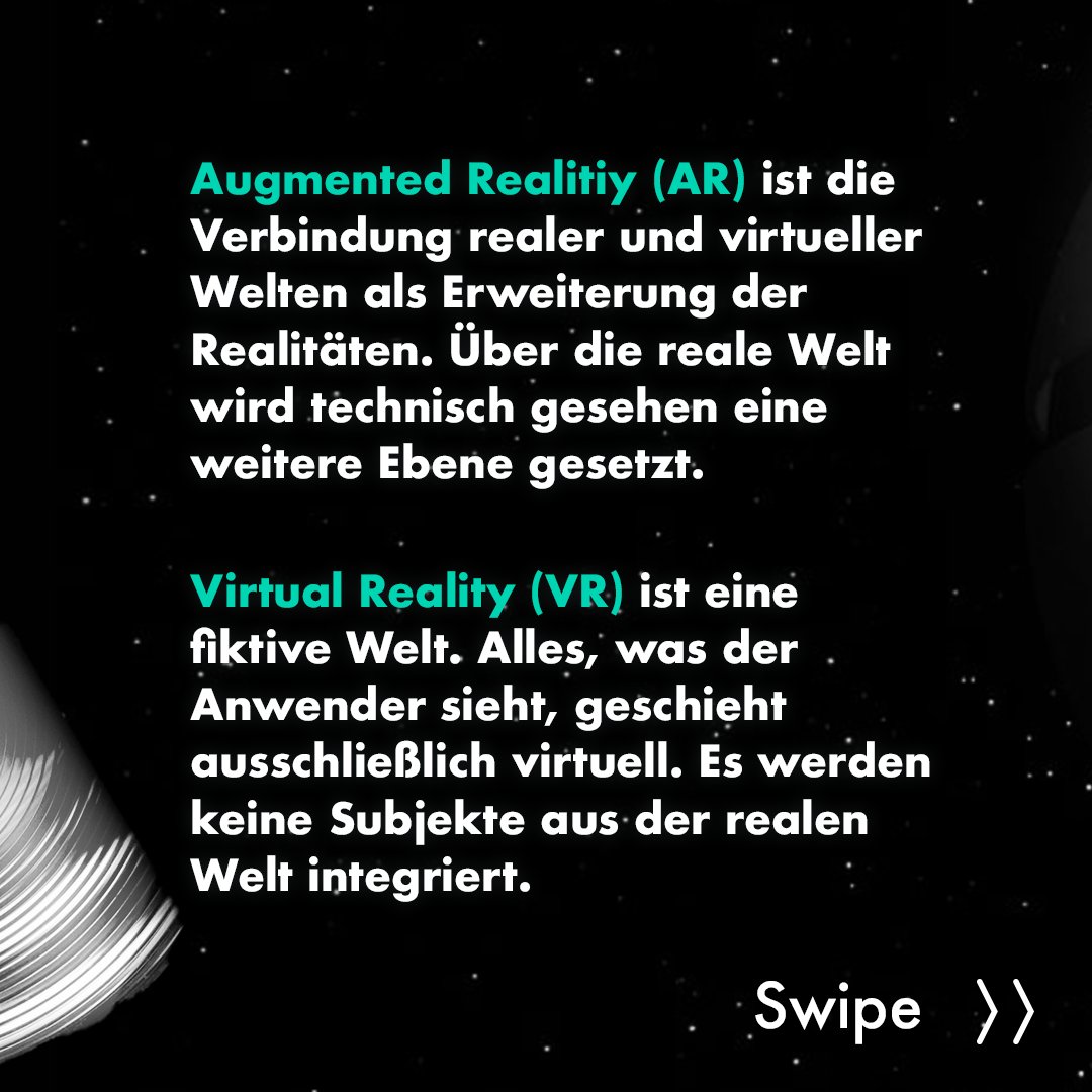 saz_inc's tweet photo. #trendwatch Reihe halten wir euch über aktuelle digitale Trends auf dem Laufenden. 🚀

Wir beginnen mit den Themen AR &amp; VR, die sich rasant entwickeln und immer relevanter werden. 🙌

#sazinc #trends #vr https://t.co/y7lMr9FZhz